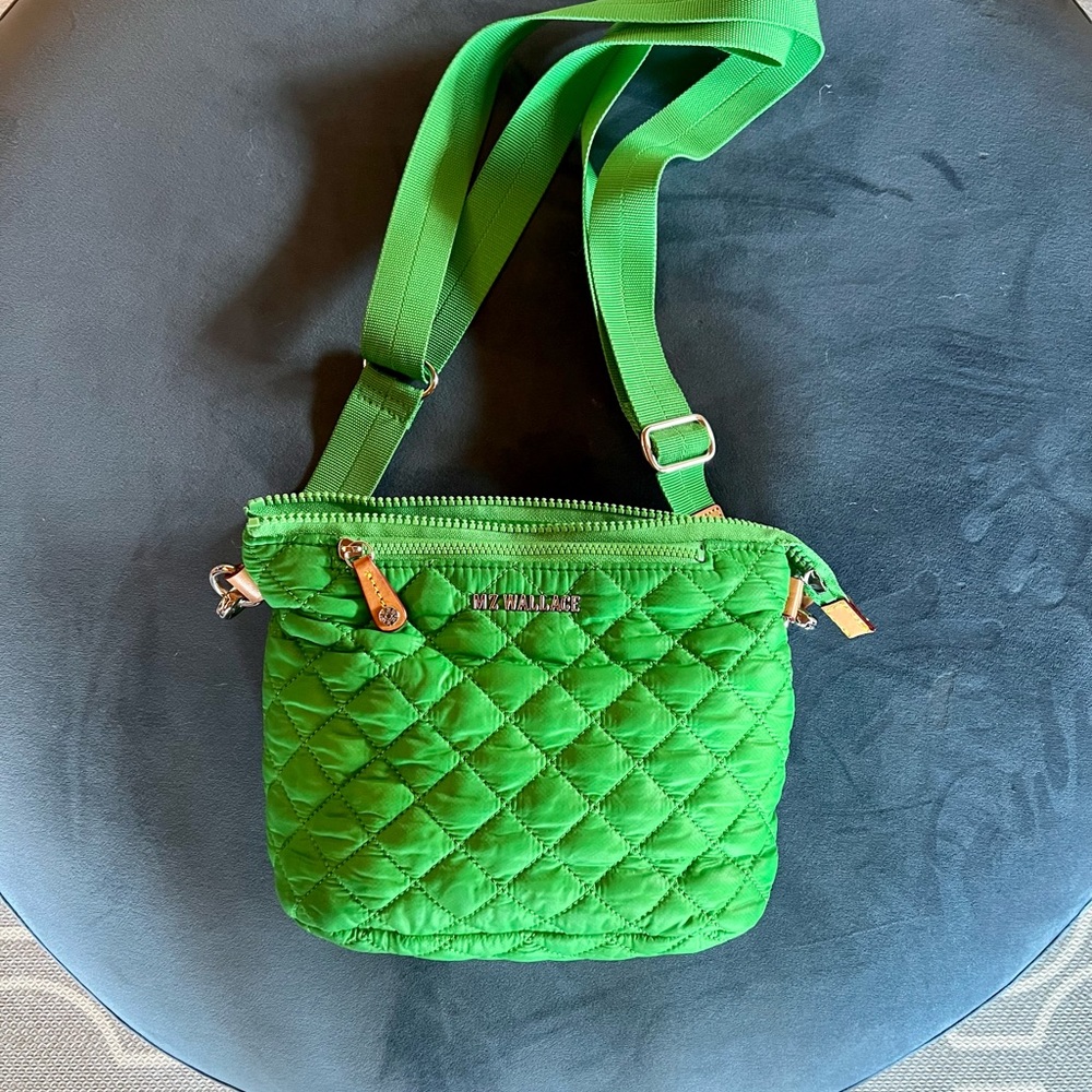 MZ Wallace Scout Cross Body Purse - Grass Green